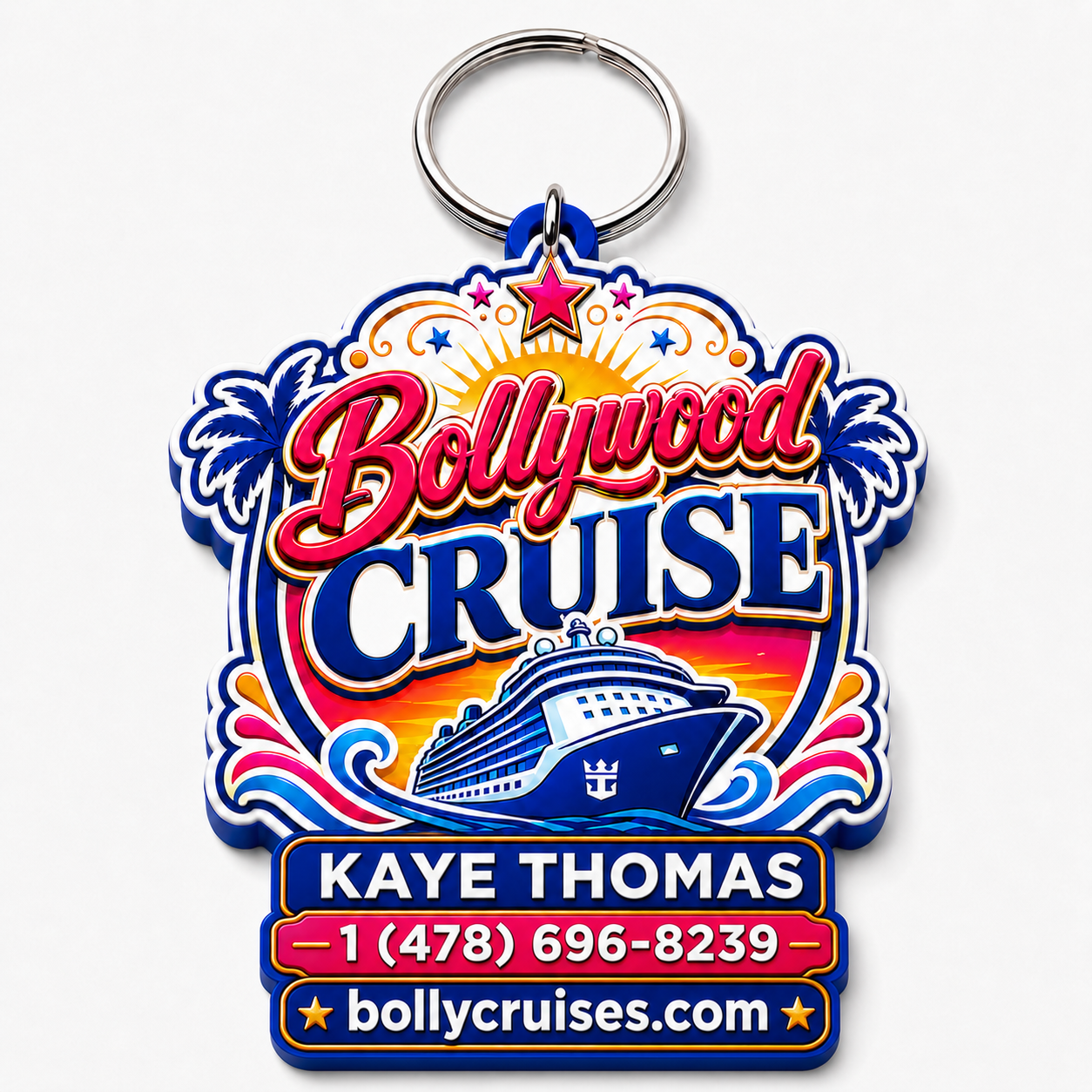 Bollywood Cruise Souvenir Keychain