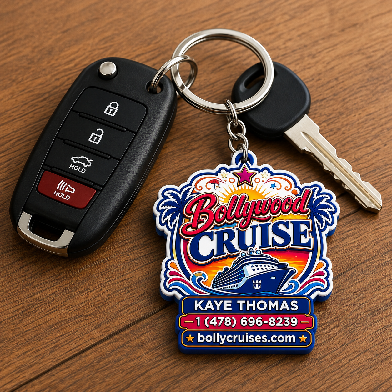 Bollywood Cruise Souvenir Keychain