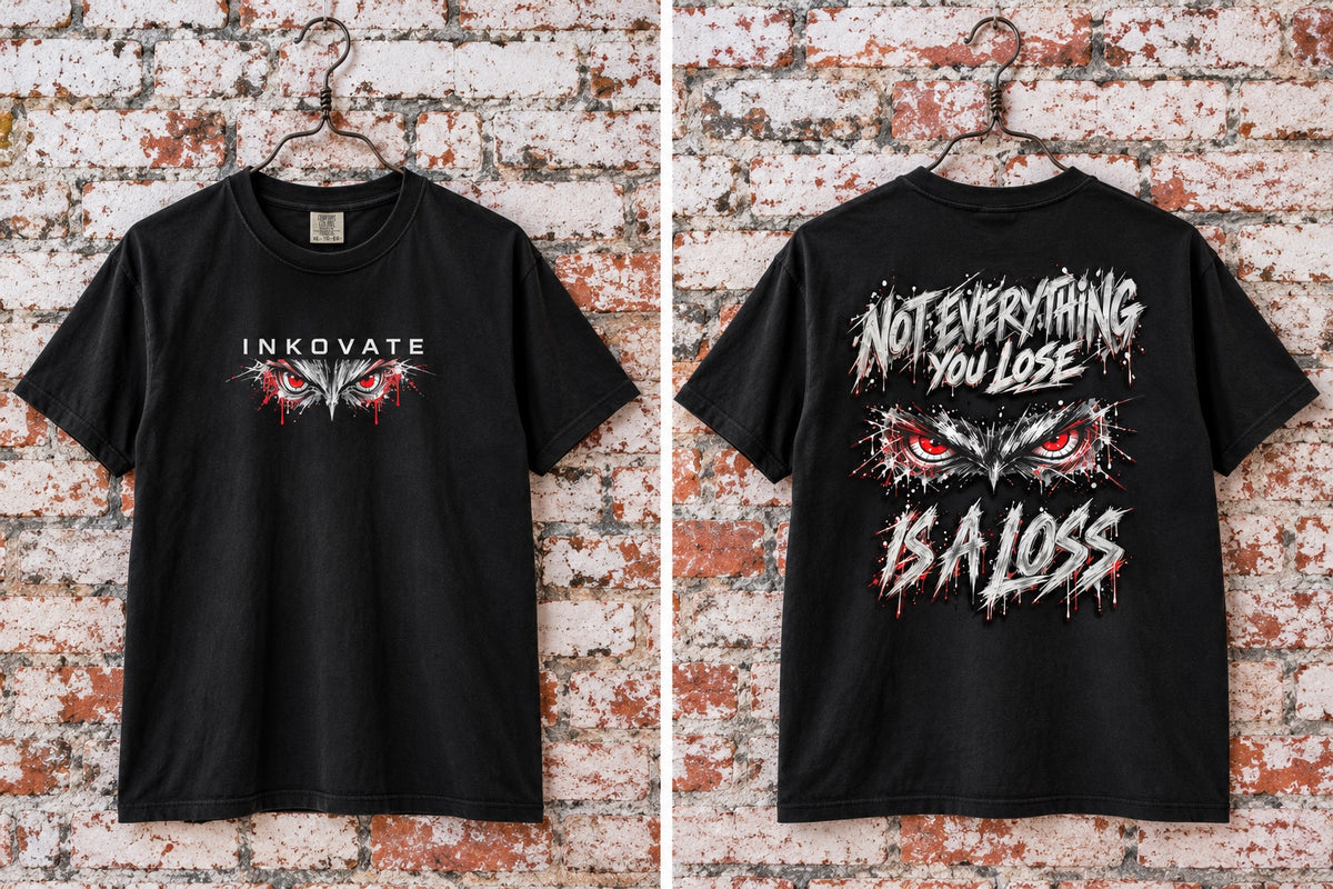 Not Everything You Lose Is a Loss T-Shirt front and back mockup